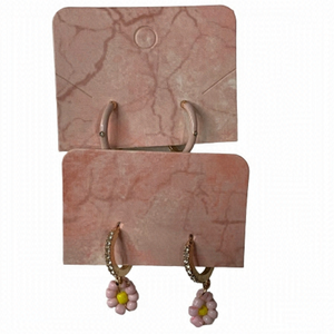 flower, earring set